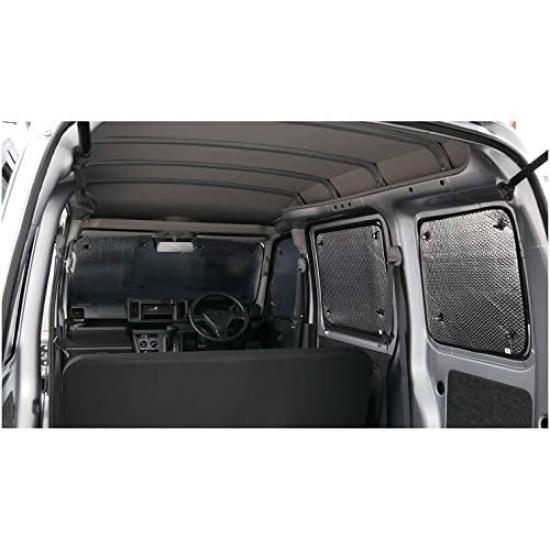 BONFORM Car Camping Shade for Hijet Cargo Compatible with Deck Sambar Van Compatible with Open Deck and Pixis Set of Easy Storage Bag UV (Not Vans),
