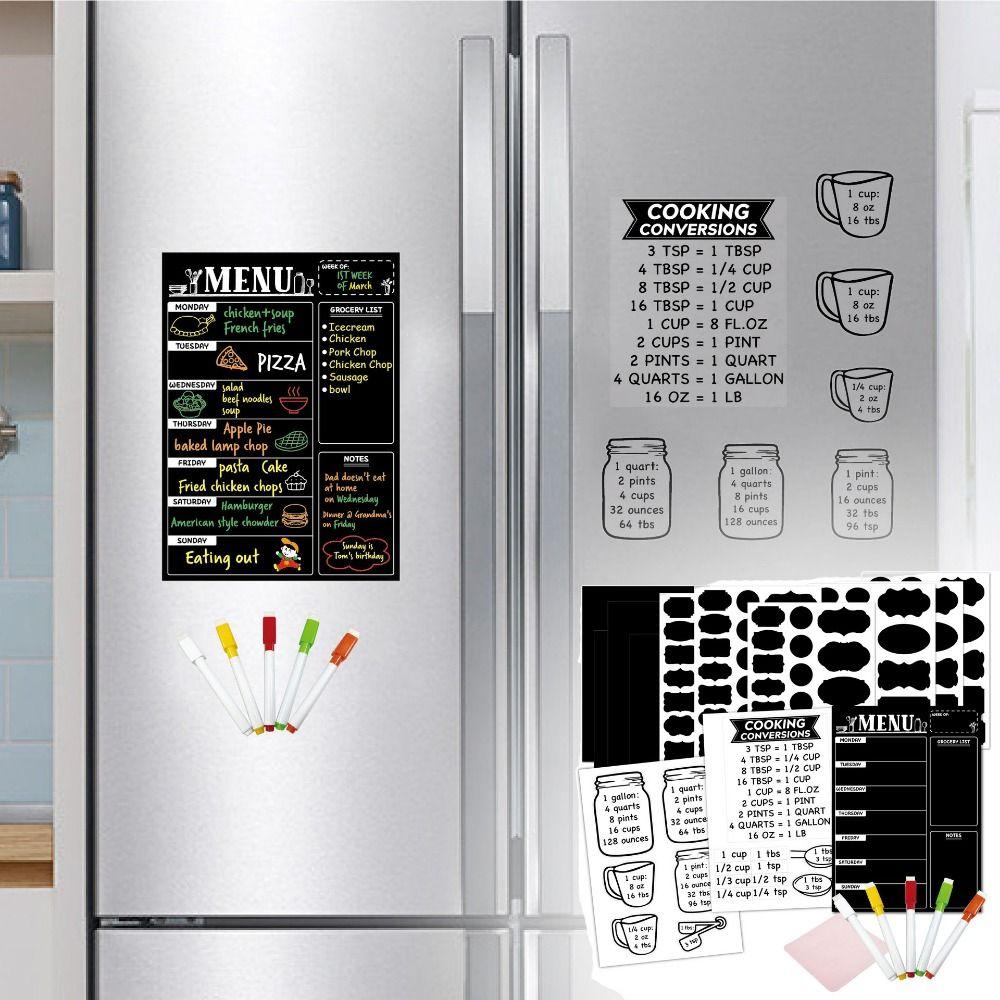 

21*29 см наклейка на еженедельное меню ПВХ маленькие наклейки для доски украшение дома