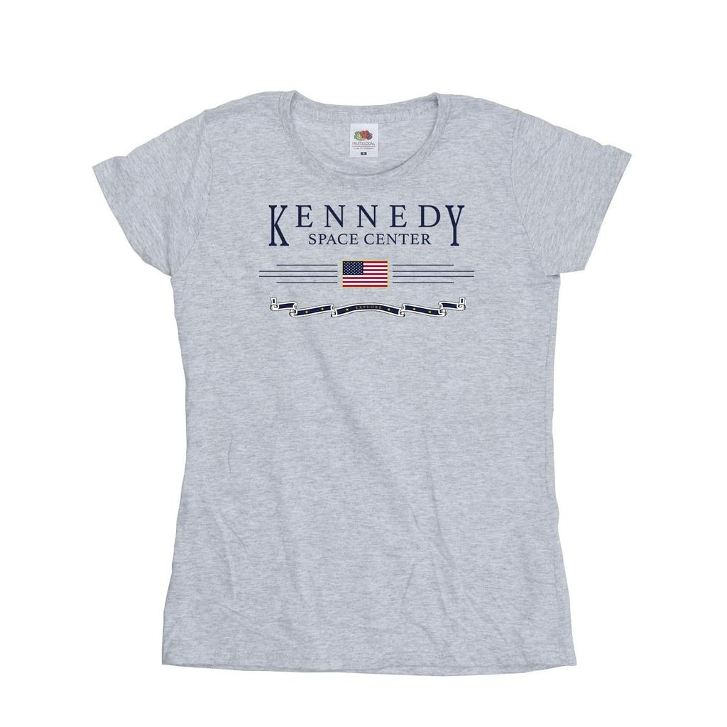 NASA Womens/Ladies Kennedy Space Centre Explore Cotton T-Shirt