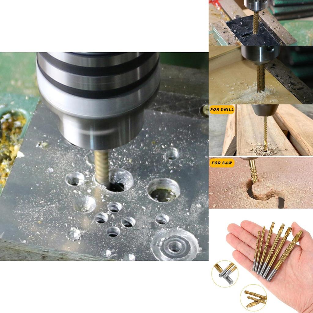 Highspeed Steel Grooving Drill Bits Set For Woodworking And Carpentry Professionals