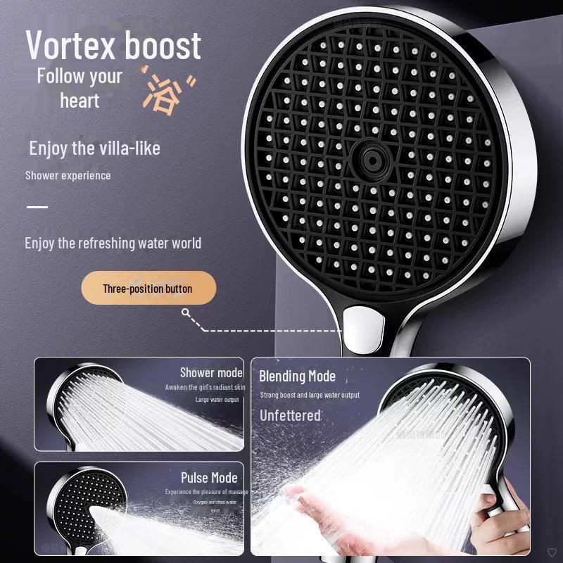 Vysokotlaká sprchová hlavice s velkým 15cm panelem a filtrem