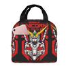Custom Gundams Insulated Lunch Tote Bag for Women Men Anime Resuable Cooler Thermal Food Lunch Box Work School Travel