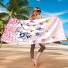 Serviette de plage Diddl Amour et Amitié Couleurs Pastel, Séchage Rapide, Facile d'Entretien, Convient aux Activités Sportives et aux Vacances à la Plage, Essentiel de Sport