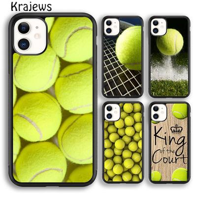 Krajews Green Tennis Balls Accessories Phone Case Cover For iPhone 14 6s 7 8 Plus X XR XS 11 12 13 Pro Max Samsung S21 S22 Ultra