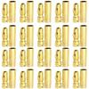Yiqigou 20 Pairs Gold Plated 4mm 4.0mm Male To Female Banana Plug Bullet Connector Adapter for RC Lipo ESC Motor