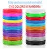 25M PLA 3D Printing Pen Consumables Colored Odorless Safety Plastic Filament Diameter 1.75mm For 3D Printing Pen