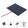 3W 12V Portable Solar Panel 0-125MA Solar Charging Panel DIY Polysilicon Solar Epoxy Cell Charger for 9-12V Battery/Mobile Phone