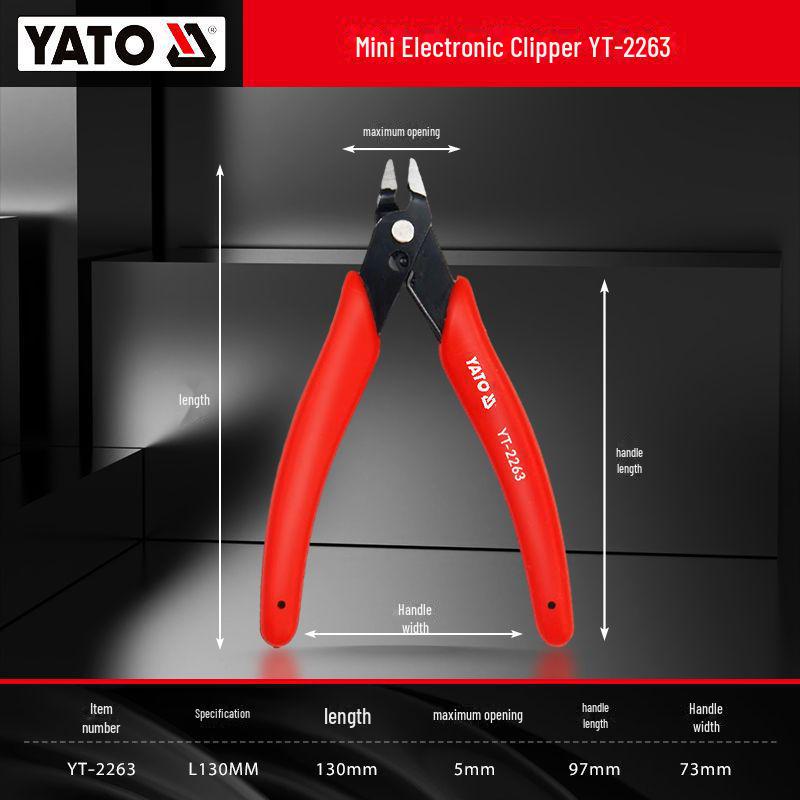 Yiertuo Industrial-Grade Electronic Nozzle Scissors and Oblique Side-Cutting Pliers