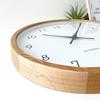 KATOMOKU Muku Clock 13 LL Oak km-139OA Wall Clock with Sweep Movement, 38.2cm Diameter (Quartz Clock)