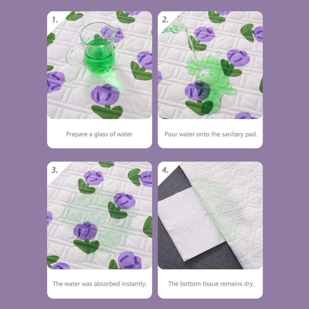 Soft Breathable Bed Protectors With Anti Leak Designs for Elderly Adults Postpartums Women Washable Furniture Saving