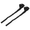 2Pcs Adjustable Ankle Straps Dumbbell Weight Lifting Ankle Bands for Hip Limb Strength Training Black