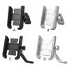 Aluminum Motorbike Cell Phones Clamp Adjustable View Angles Phone Brackets Quick Installation Heavy Duty Bike Phone Rack