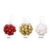 Christmas 3D Decorative Foam Balls with Sparkly Powder Christmas Ornaments for Home & Shopping Malls Tree Hanging Accessories