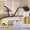New User Discount: High-Pressure Lubricating Oil Can with Long Spout Filler and Transparent Design