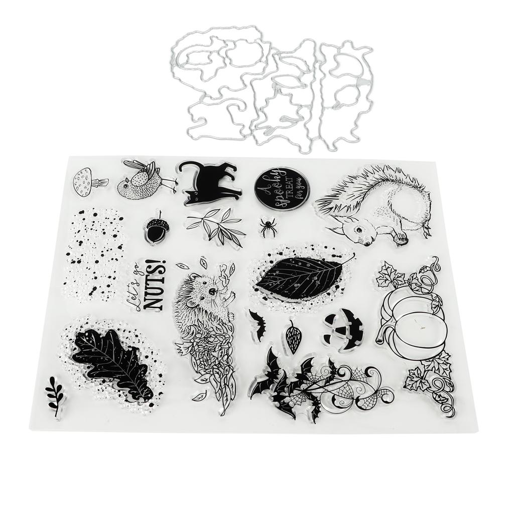 Clear Stamp Animals Plants Theme Safe Skin Friendly Reusable  Easy  Transparent Stamp wi