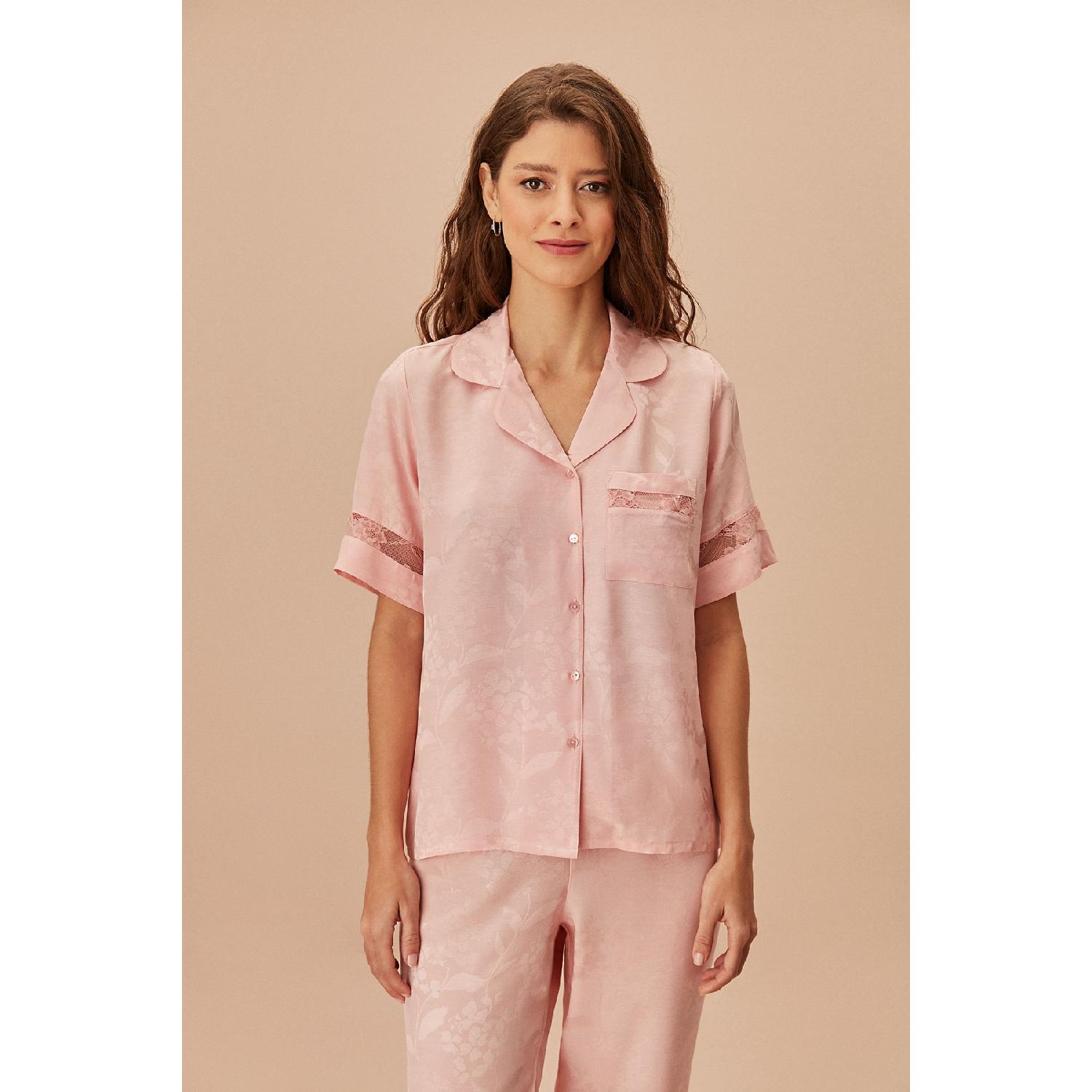 

Diana Masculine Pajama Set S рожевий