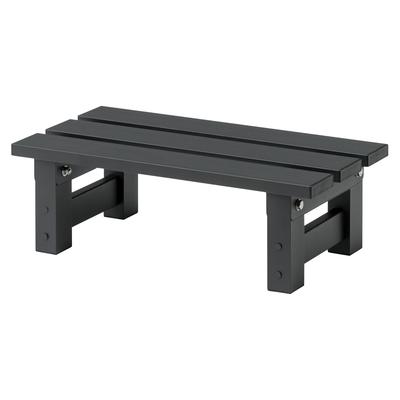 Takasho JST-54 Aluminum Deck Step, 54cm, with Adjustable Slats, for Wood Decks