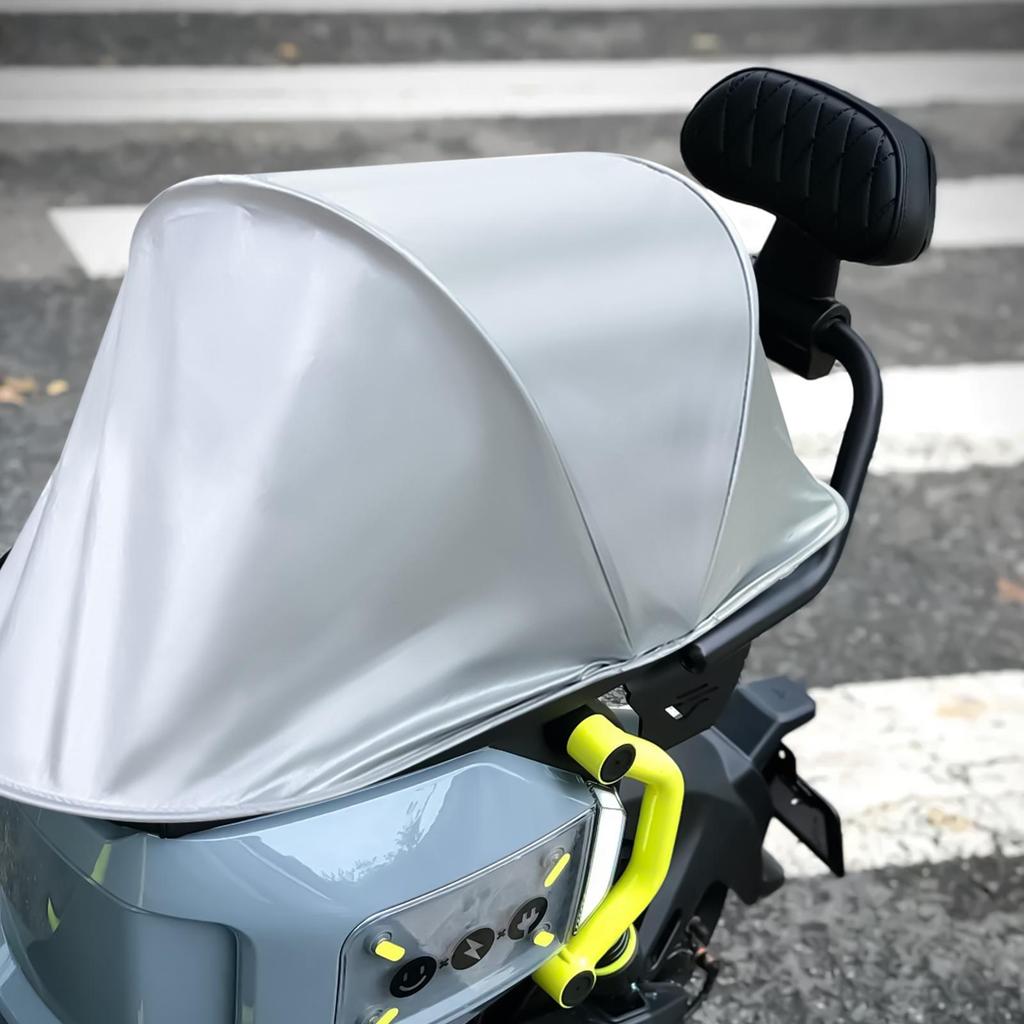 Motorcycle Seat Sun Shade Rain Cover for Scooters Anti-Slip Foldable Protector Waterproof for Street Scooter Dirt Touring Atv