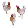 Chicken Garden Stakes Ornaments Garden Insert Yard Lawn Decoration Yard Signs