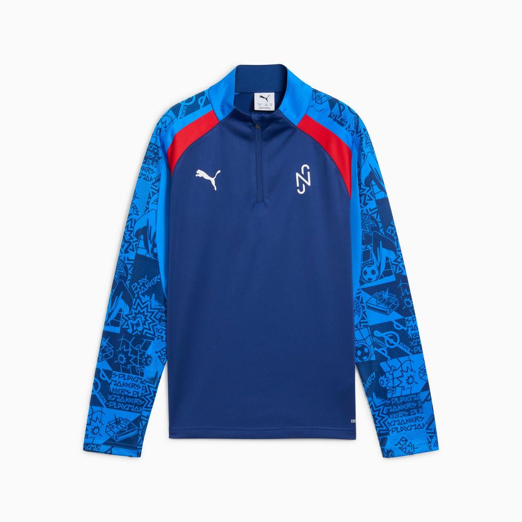 Puma NEYMAR JR PLAYMAKER 1/4 JR Boys' Sweatshirt Blue 66031110 R 128