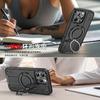 Applicable to iPhone17Promax Lingsheng Rotary Bracket Protective Case Apple 15 Magnetic Bracket Anti-drop Mobile Phone Case