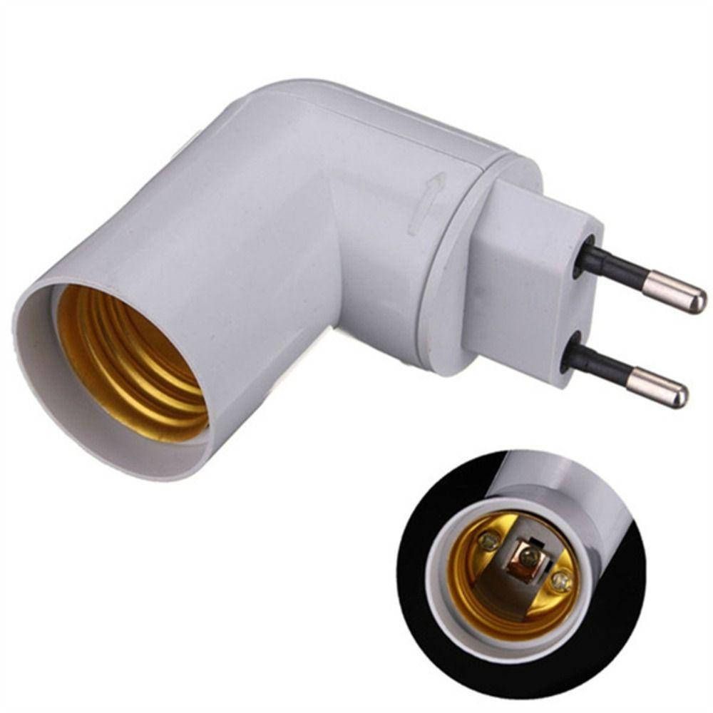 Socket Adapter EU US Plug Light Base Screw Converter E27 Bulb Socket Converter Splitter Lamp Holder