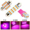 LED Car Light Set: 24PCS T10 Parking, Double-Ended Reading, License Plate, Interior Door Lights.