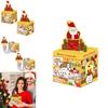 Christmas Themed Santa Gift Bank With Coin Slot For Holiday Celebrations And Decorations