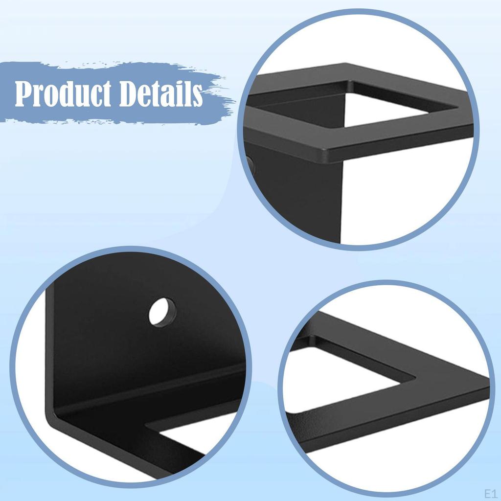 Trailer Hitch Holder Storage Bracket Carbon Steel Portable for 2" Ball Mount Hitches