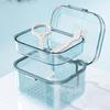 Portable Retainer Case With Mirror Sealed Denture Box Waterproof Orthodontic Aligner Holder For Travel
