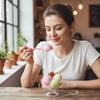 100PCS Kitchen Gadget Food Grade Disposable Spoons Thickened Lightweight Dessert Spoons Portable Ice Cream Spoons Picnic