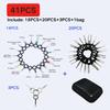 26/41pcs Car Terminal Removal Kit Box Wire Plug Connector Extractor Puller Release Pin Extractor Set For Automotive Repair Tool