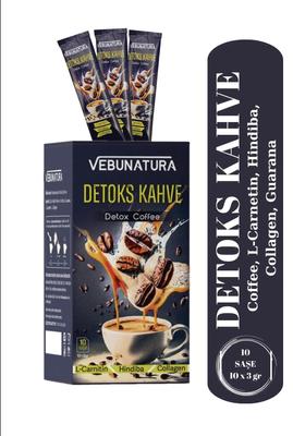VEBUNATURA Detox Coffee (Detox Effect Diet Coffee Containing Chicory, L-Carnitine, Collagen