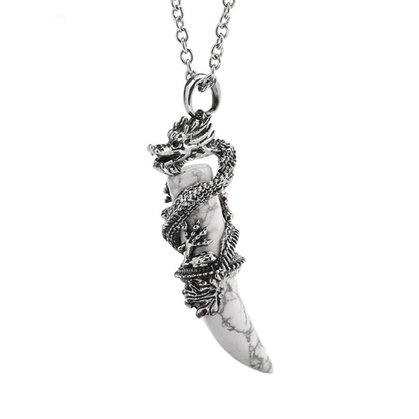 Natural Amethyst Dragon Stone Pendant Crystal Necklace, Suitable For Both Men And Women And Everyday Wear.