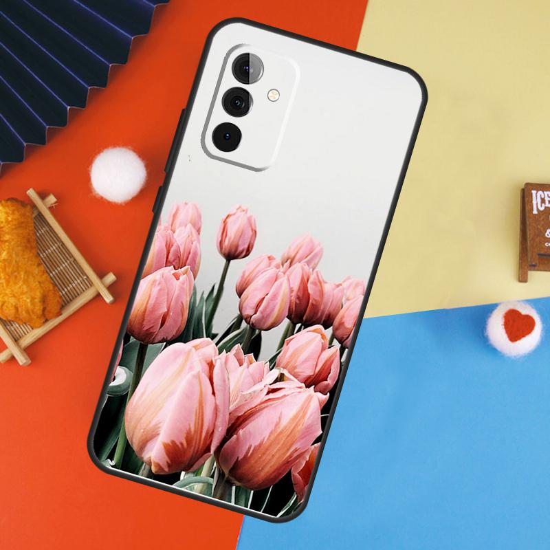 Tulip Flower Colorful Case For Samsung Galaxy A16 A26 A36 A56 A17 A55 A35 A15 A52 A32 A12 A53 A33 A13 A14 A34 A54