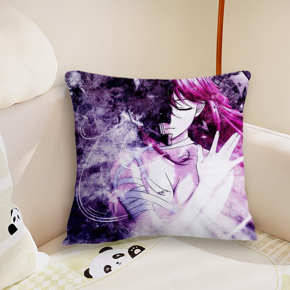 Anime E-Elfen L-Lied Pillow Case Living Room Sofa Cushion Cover Suitable For Home Bedroom Room Decoration