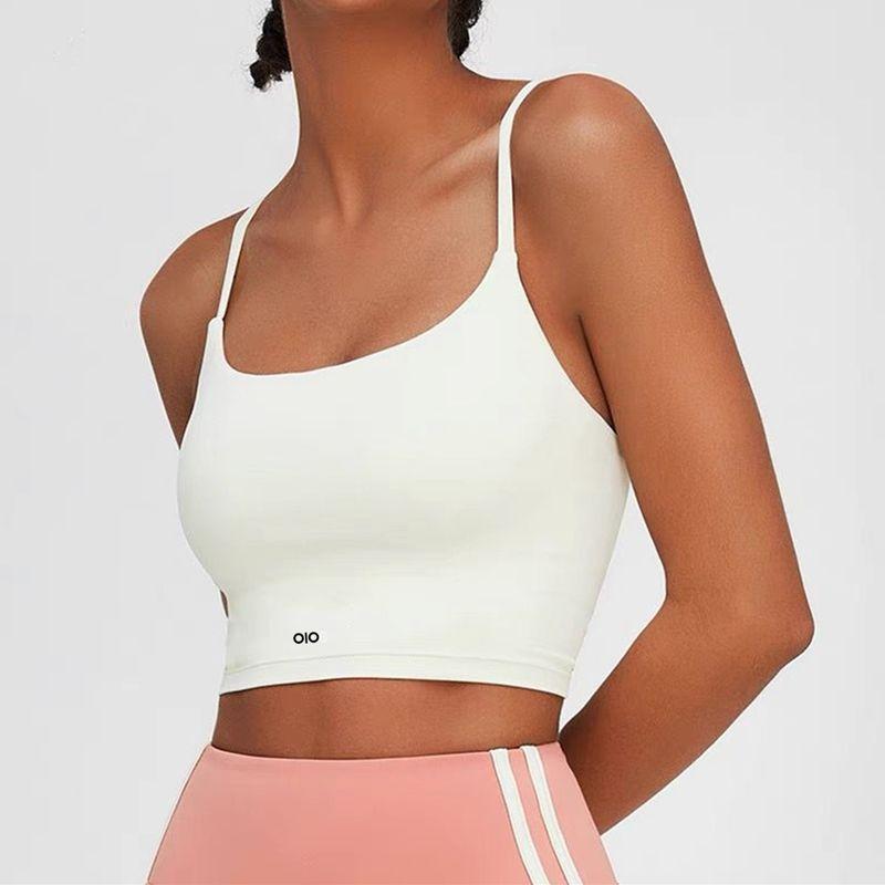 

Oiob Yoga Vest Suit Women s Outdoor Sports Running Sling Beautiful Back Bra Workout Elastic Short Short Pants Off-White (Tops) M