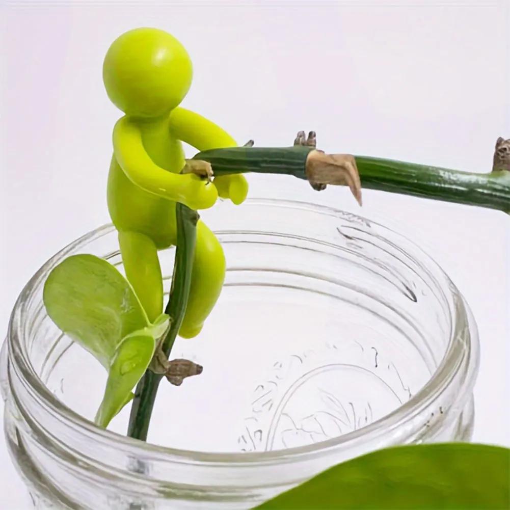 Hydroponic Plant Companion Plant Fixed Bracket Cute Plant Stand Plastic Plant Support Pile Arrangement Fixed Rod Indoor