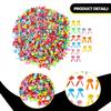 300 Brad Fasteners, Push Pins for Scrapbooking, Craft Supplies, Card Making