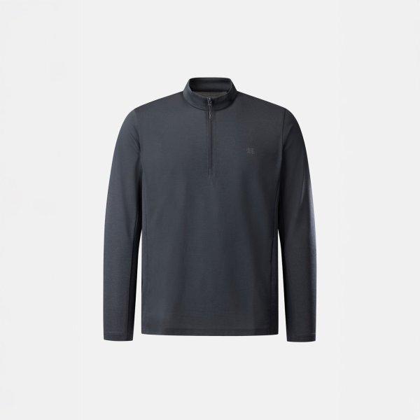 Kolon SporTS Men S baSic Long Sleeve Zip Up T ShirT jwTbm25261cha charcoal/95