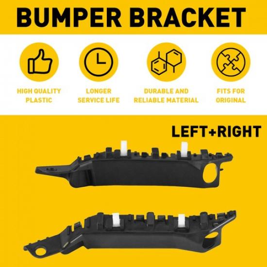 Bumper For Elantra 2011-2015 Bracket Hyundai Front Left & Right Side Set of 2 EV