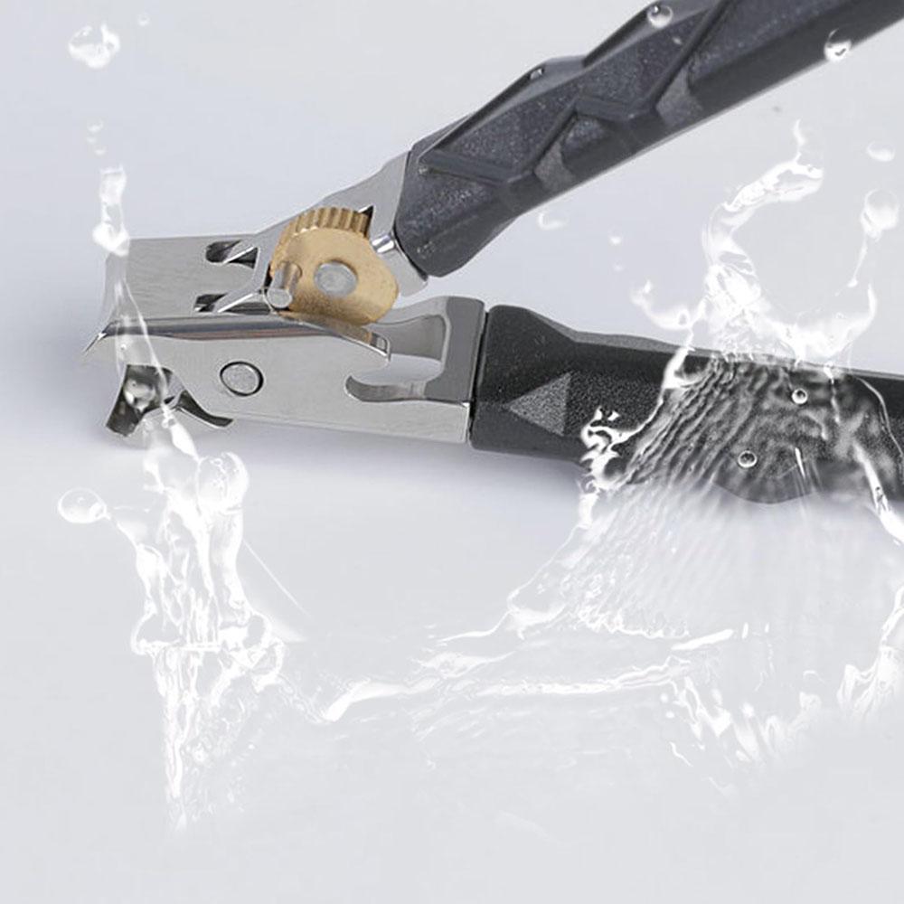 1x Nail Clippers with Safety Lock Large Wide Jaw Opening Toenail Cutter for Elderly Seniors