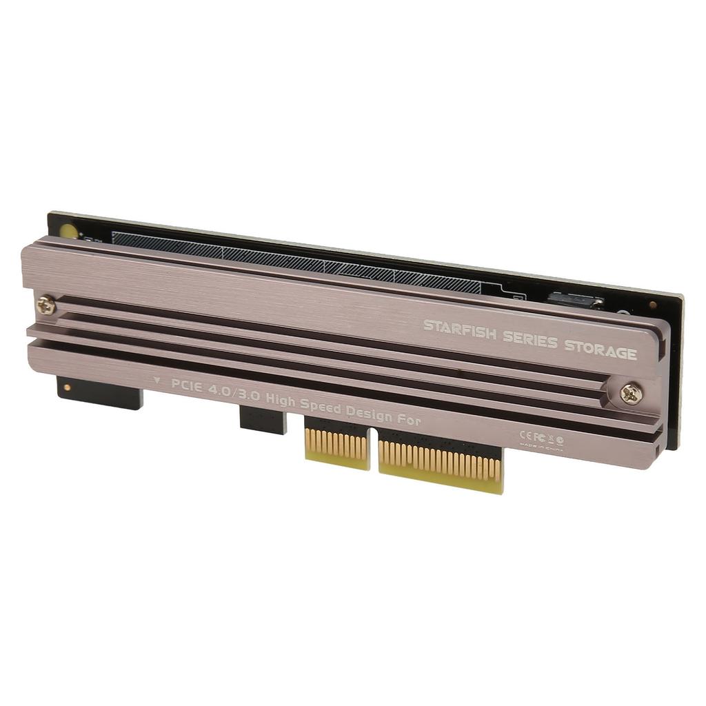 M.2 NVMe SSD To PCIE 4.0 Adapter Card 64Gbps Support X4 X8 X16 Slot SSD Expansion Card for 2280 2260 2242 2230 SSD