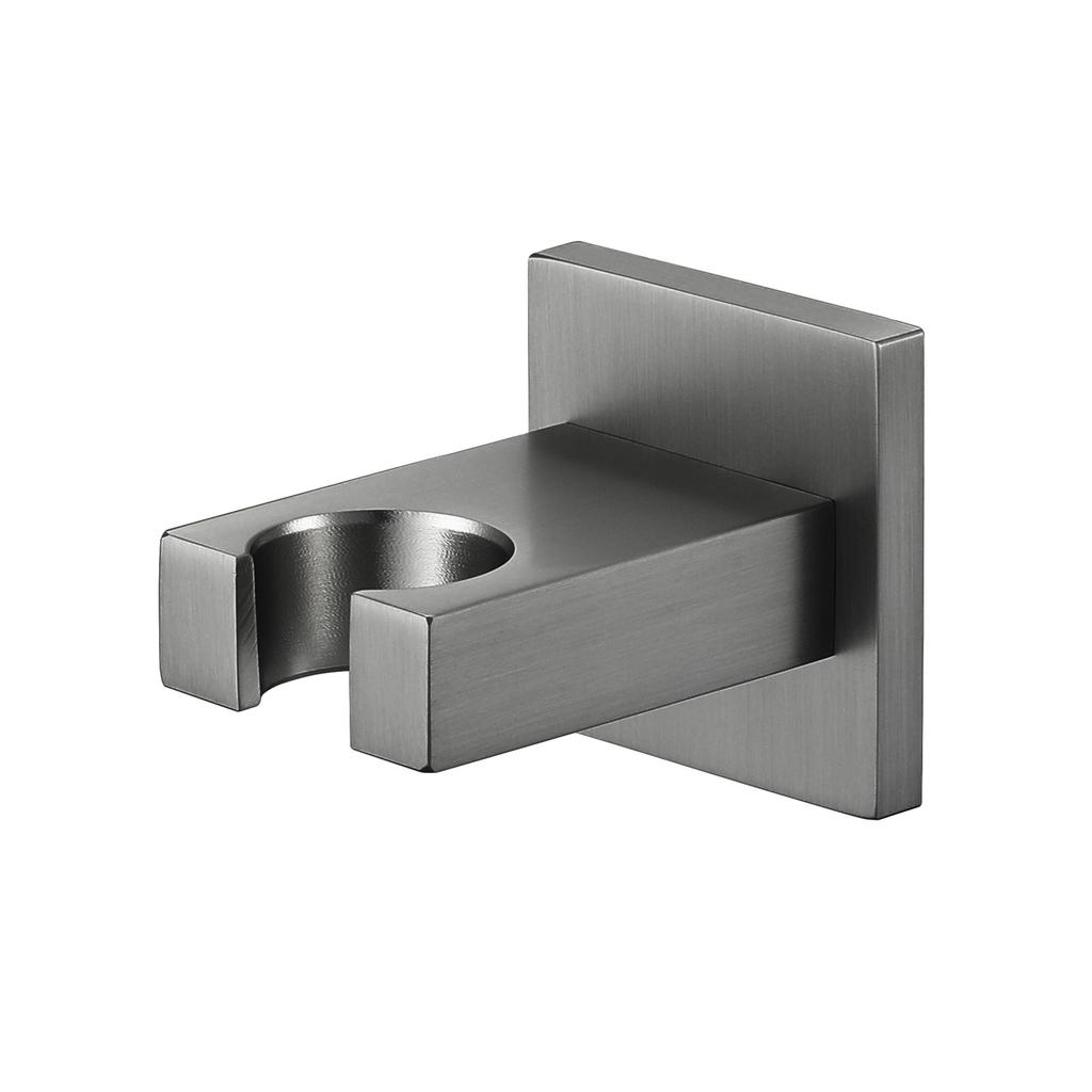 Moderne minimalistische Duschwanne Wassereinlass Verchromt Schwarz Gold Quadratisch Handbrausehalter Festwand Wohnung
