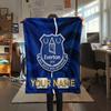 Custom Name Everton2 Flannel Blanket, High quality Comfortable for All Seasons, Home Decor, Warmth and Comfort