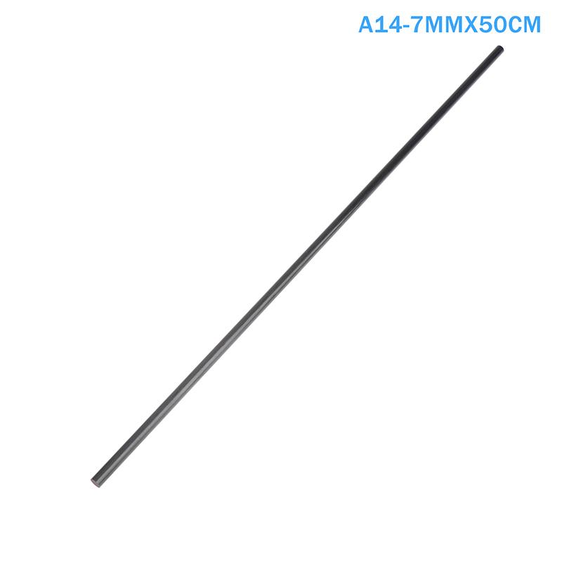 Carbon Fiber Rod 0.5-8MM 500MM High Strength Lightweight Bar For Model Building Reinforcement Applications