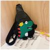 New Children’s Shoulder Bags Cute Cartoon Dinosaur Waist Bag for Boy Girl Adjustable Chest Crossbody Bags Phone Pouch