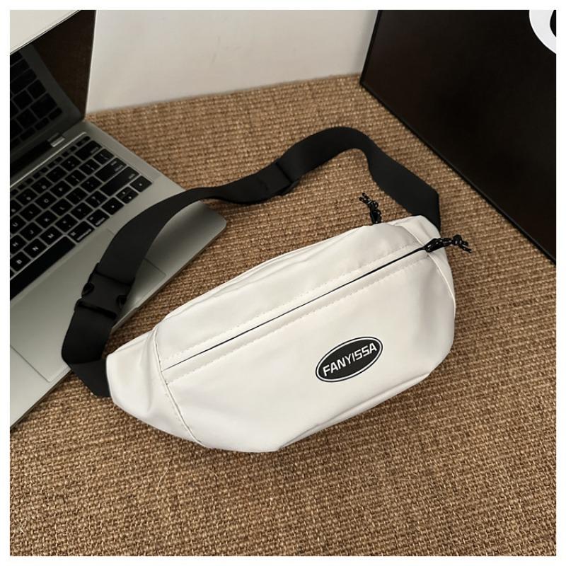 Mobile phone fanny pack trendy brand men's breast bag simple and lightweight shoulder small backpack women's leisure sports messenger bag men
