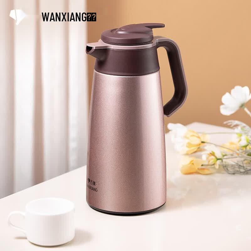 WANXIANG 2.0L Stainless Steel Press-Type Thermos Pot