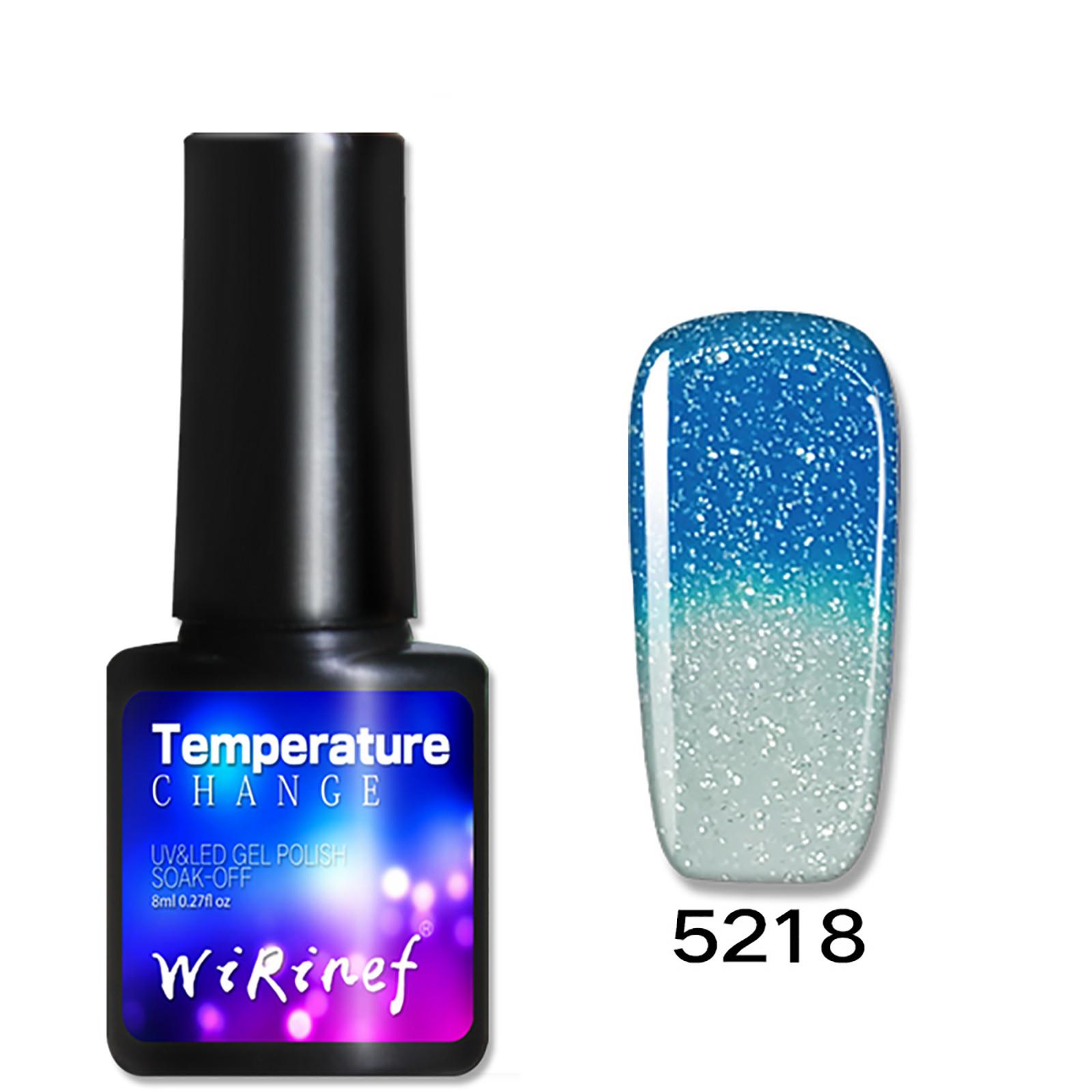 

Лак для ногтей осень-зима теплый градиентный гель для ногтей съемный лак для ногтей маникюрный салон «сделай сам» дома замачиваемый гель-лак подарки для женщин и девочек 8 мл One size